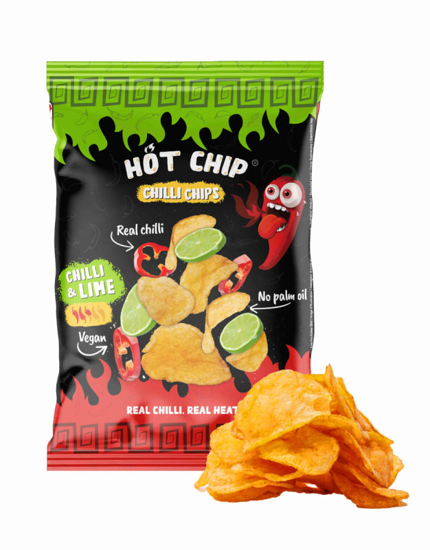 HOT CHIP - Chips Chili & Lime 80g