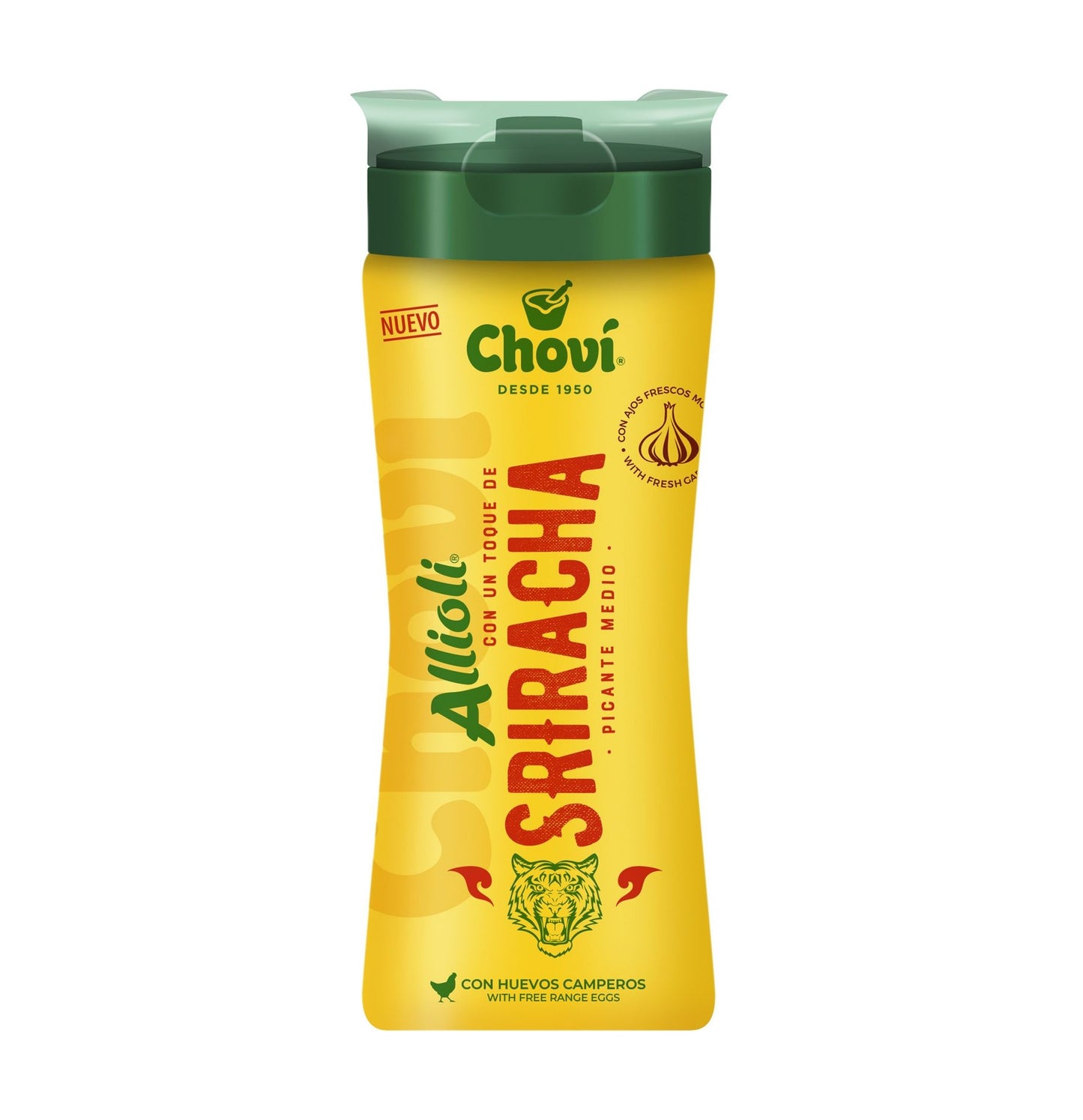 Choví Allioli Sriracha - Pittige Aioli met Knoflook - 250 ml