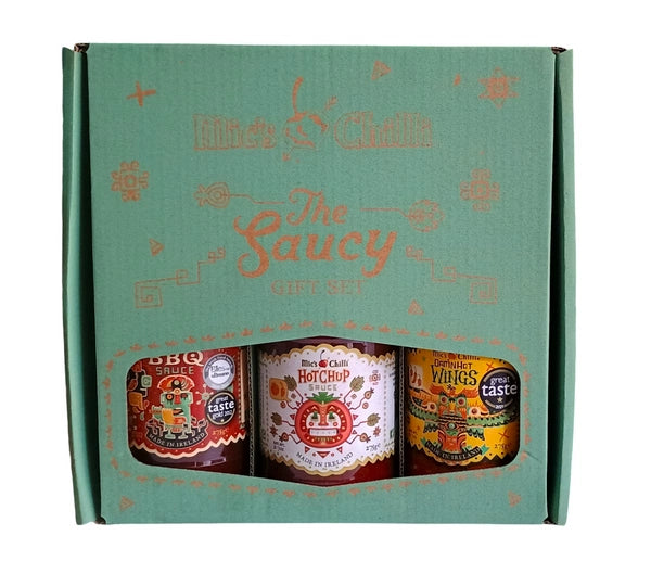 The Saucy Gift Set – Mic’s Chilli (3x275g) | Hete Sauzen Cadeau
