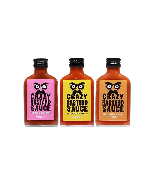 Crazy Bastard 3 Sauce Set - Best Sellers