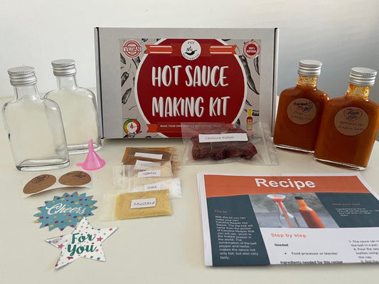 Saus Met Pit - Carolina Reaper Hot Sauce DIY Set - Maak Je Eigen Hot Sauce