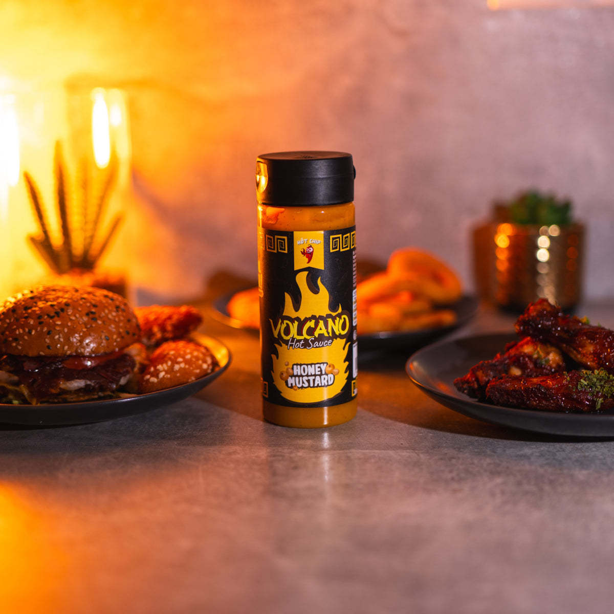 Volcano Hot Sauce - Honing Mosterd