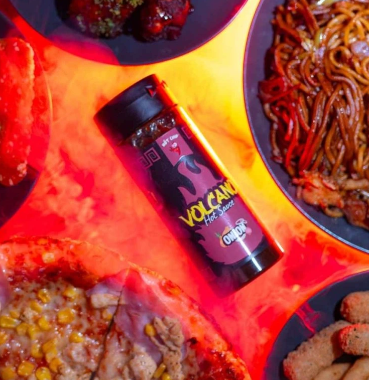 Volcano Hot Sauce - Spicy Onion