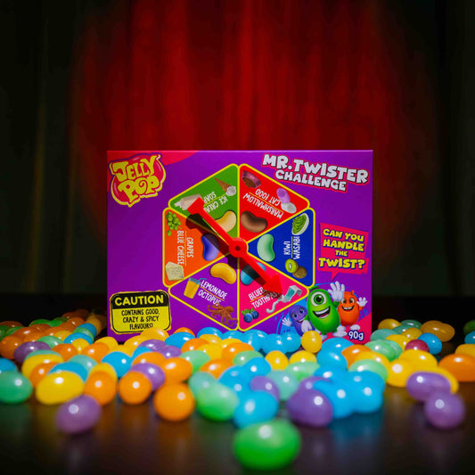 JellyPop Mr. Twister Challenge - Jelly Beans Snoepspel - 90 g