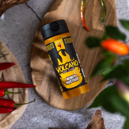 Volcano Hot Sauce - Honing Mosterd