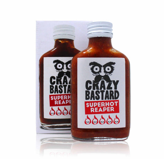 Crazy Bastard Hot Sauce - Superhot Carolina Reaper Saus