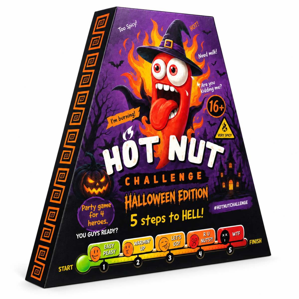Hot Chip Hot Nut Challenge Halloween Edition – 5 Levels – 24g
