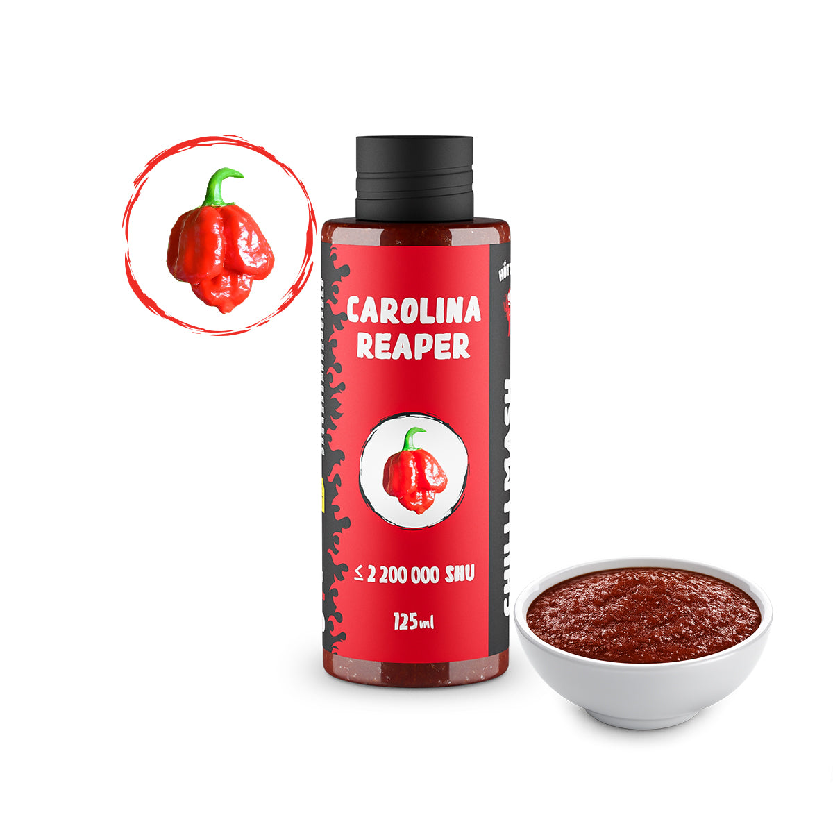 HOT-CHIP Carolina Reaper Chilli Mash 125 ml – 2.200.000 SHU