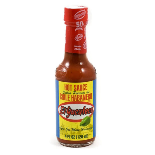 El Yucateco Salsa Picante Roja de Chile Habanero 120ml