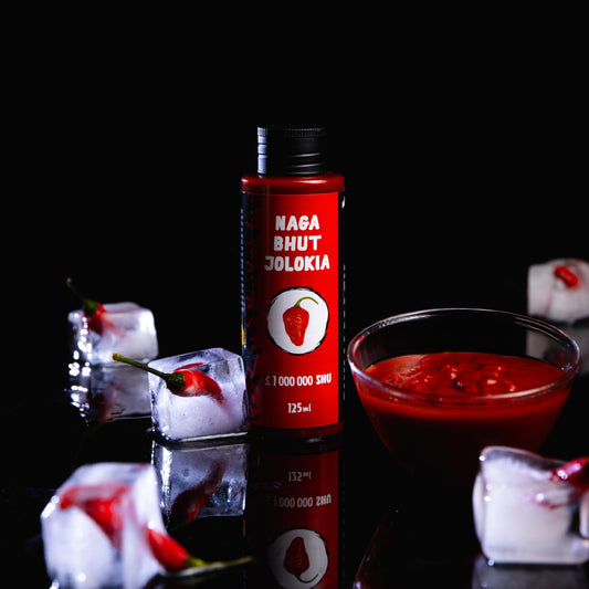 HOT-CHIP Naga Bhut Jolokia Chilli Mash 125 ml – 1.000.000 SHU