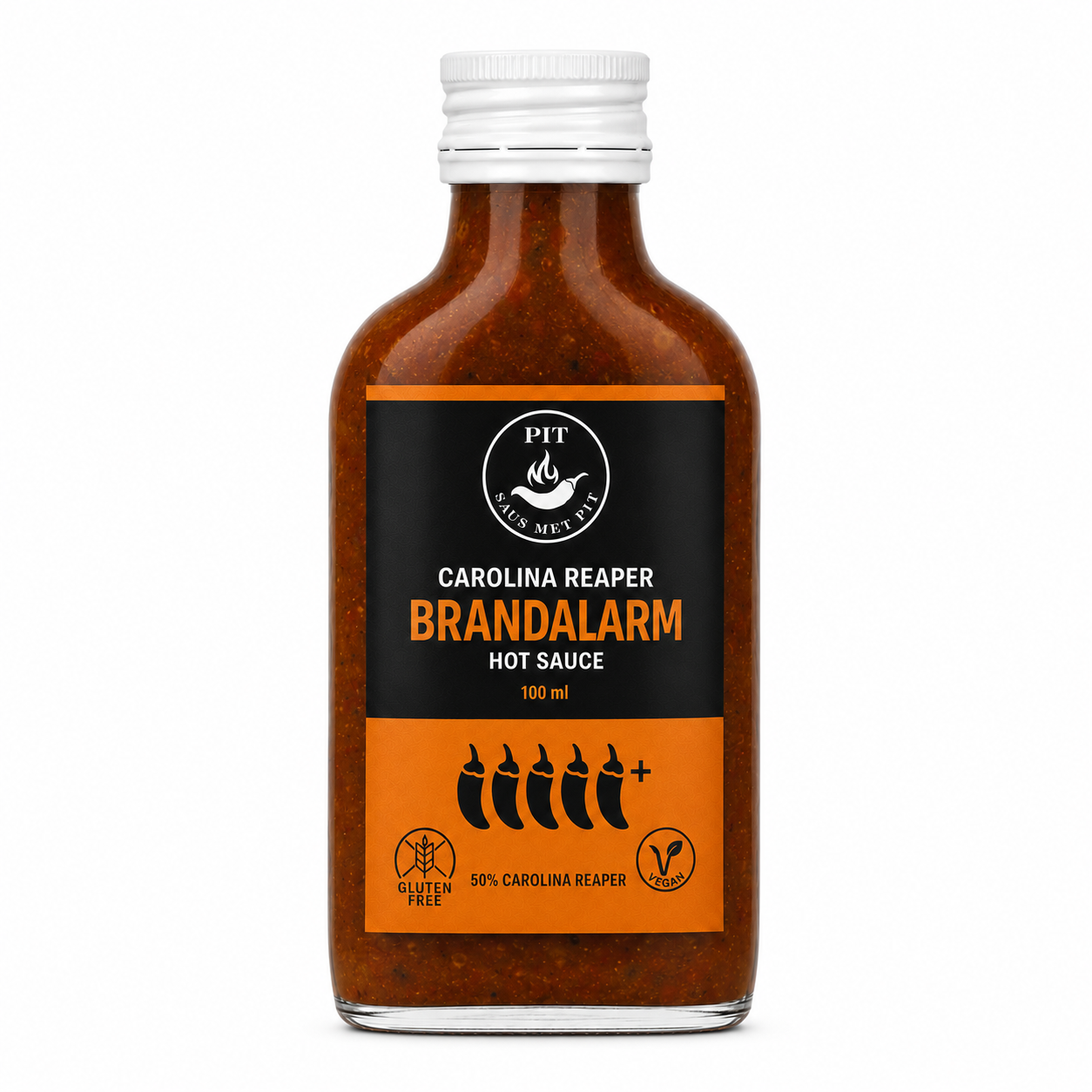 Brandalarm - Carolina Reaper Hot Sauce met 2,2 Miljoen Scoville - 100ml