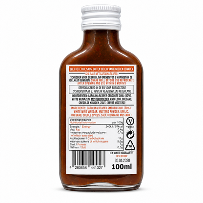 Brandalarm - Carolina Reaper Hot Sauce met 2,2 Miljoen Scoville - 100ml