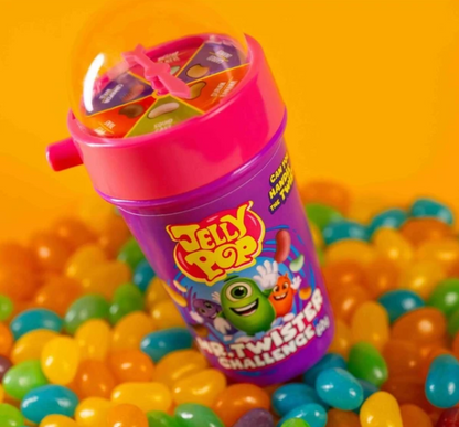 JellyPop Mr. Twister Challenge - Jelly Beans Snoepspel - 60 g