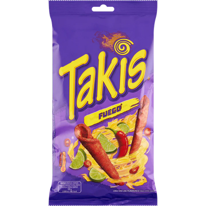 Takis Fuego Chilli and Lime 100g