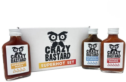 Crazy Bastard Superhot 3-set met Carolina Reaper