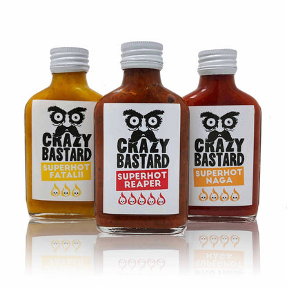 Crazy Bastard Superhot 3-set met Carolina Reaper
