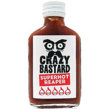 Crazy Bastard Hot Sauce -  Superhot Carolina Reaper Saus