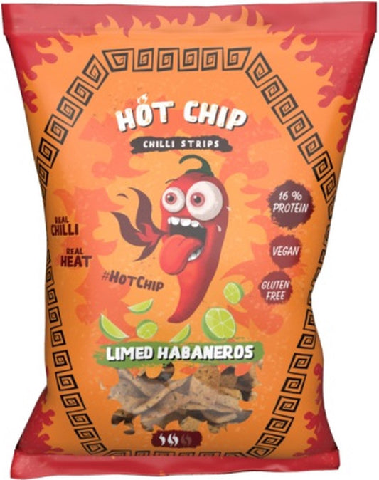 HOT CHIP - Habanero chips met limoen en chili peper - 40 000 scoville - 80 gram