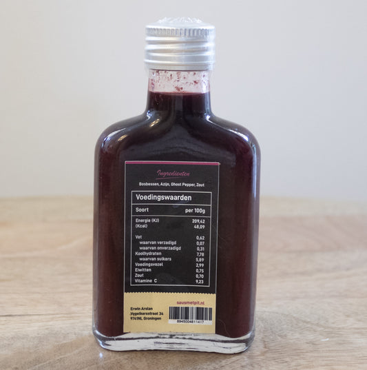 Blueberry hot sauce kopen van Saus Met Pit