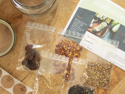 Pittige augurken maken met Ghost Pepper recept